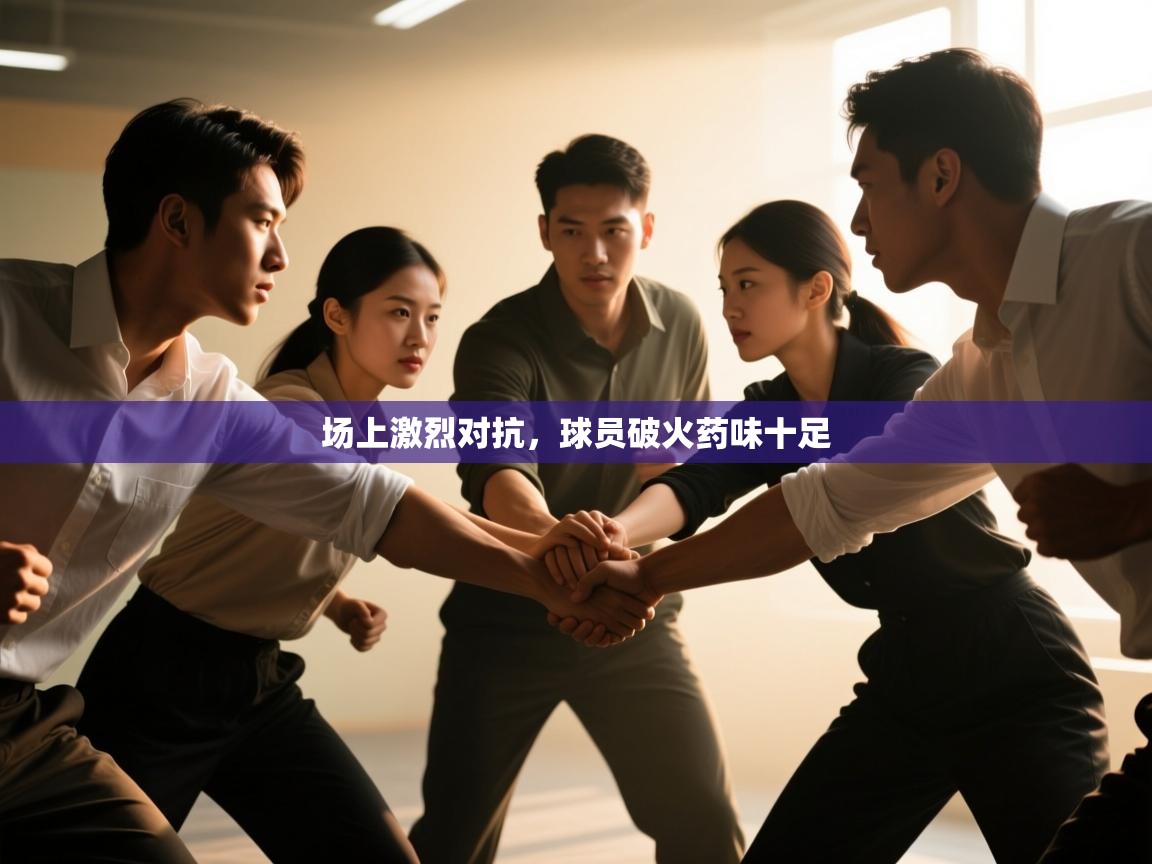 场上激烈对抗,球员破火药味十足 第1张