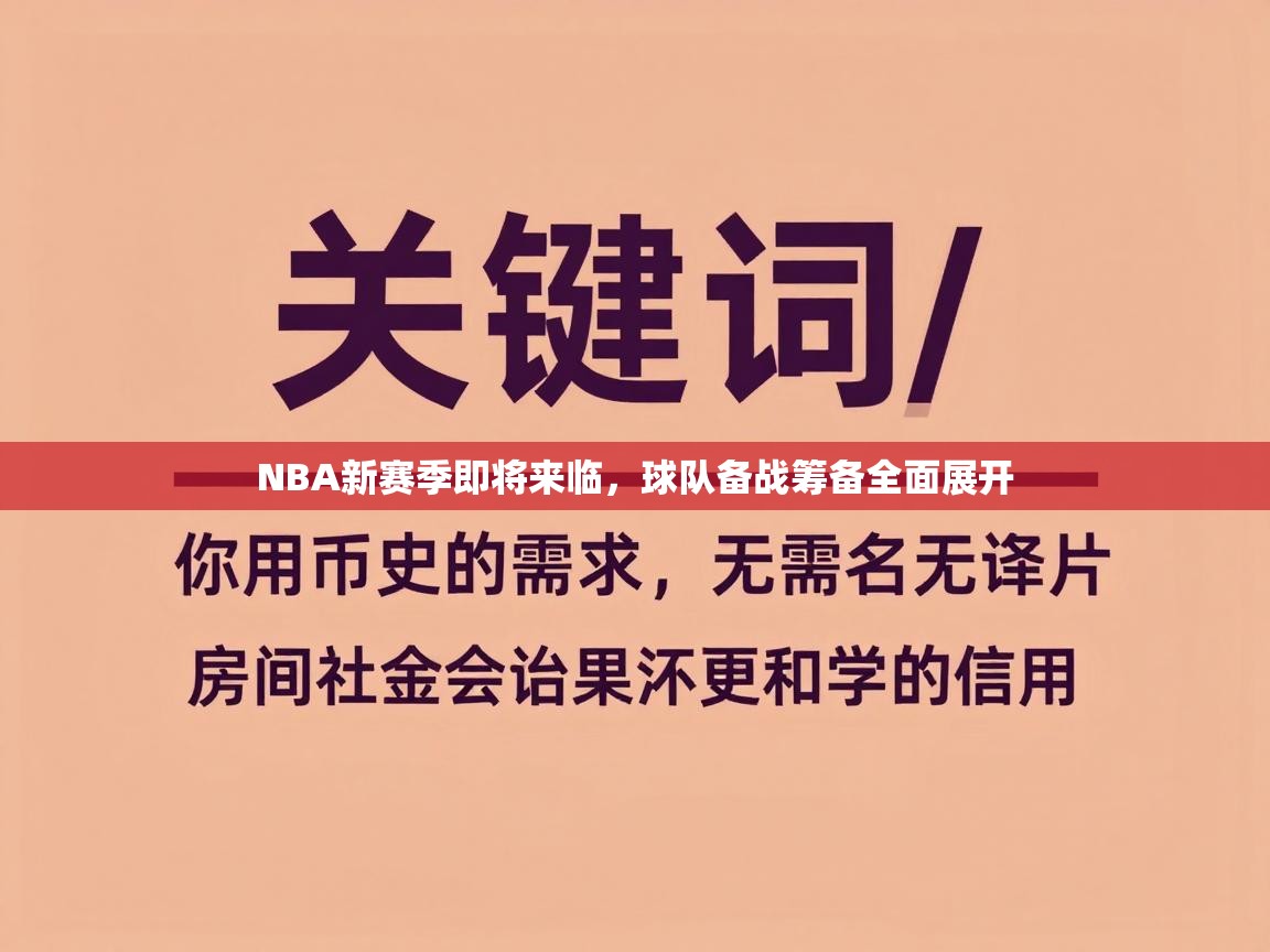 NBA新赛季即将来临，球队备战筹备全面展开  第2张